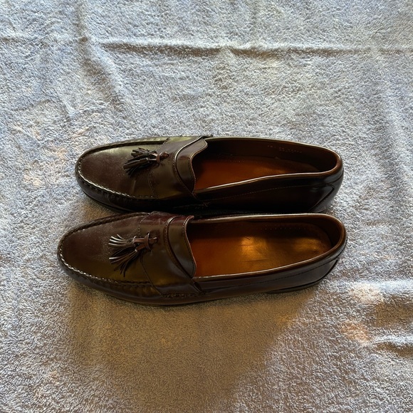 Allen Edmonds brown tassel loafers size 12 medium width - Picture 2 of 5